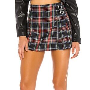 Danielle Guizio Plaid skirt